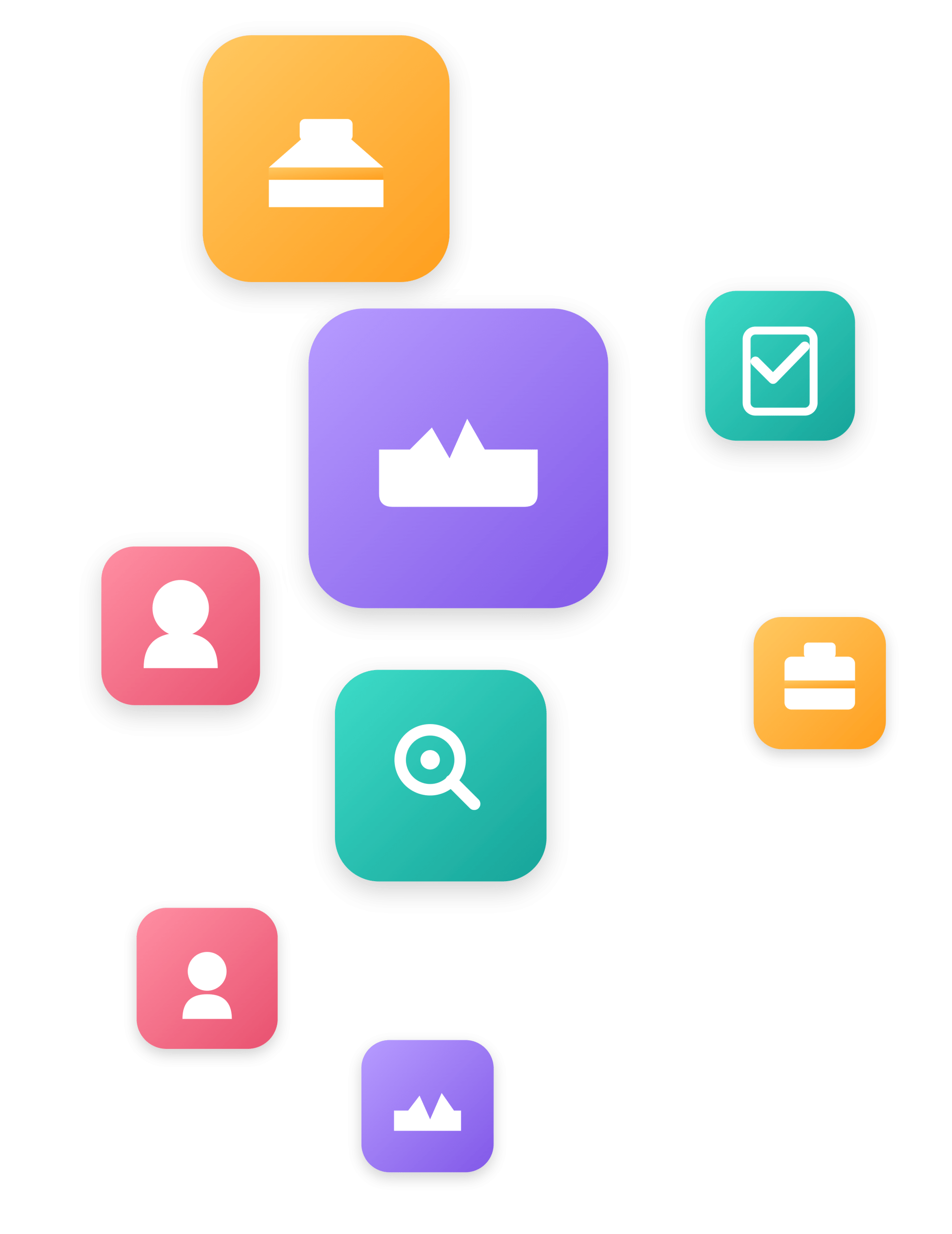 recruitment service icons
